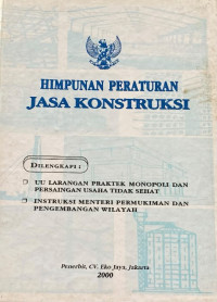Image of Himpunan Peraturan Jasa Konstruksi