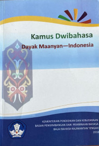 Image of Kamus Dwibahasa Dayak Maanyan—Indonesia