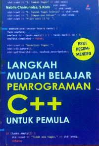 Image of Langkah Mudah Belajar Pemrograman C++ untuk Pemula