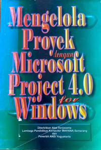 Image of Mengelola Proyek dengan Microsoft Project 4.0 for Windows