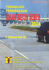 Image of Teknologi Perkerasan Jalan Beton Semen 2004